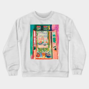 Open Window Painting Henri Matisse Shirt Dress Crewneck Sweatshirt